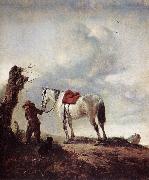 WOUWERMAN, Philips The White Horse qrt Spain oil painting artist